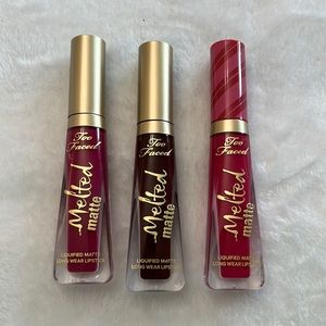NEW Too Faced Melted Lipstick Trio